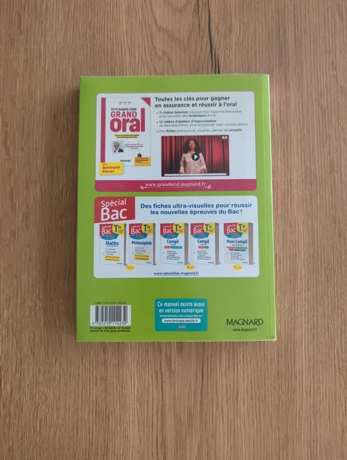 Livre maths complementaires terminale magnard neuf - photo numéro 2