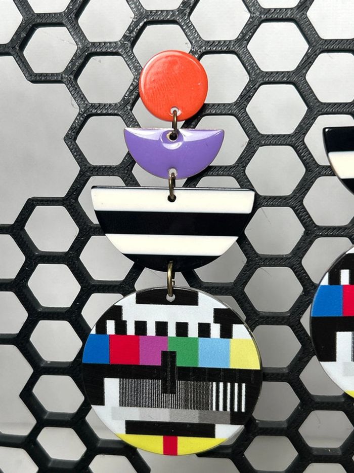 Boucles d’oreilles - La télé en chic - photo numéro 2