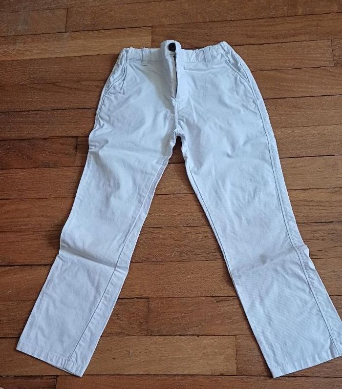 pantalon blanc Vert Baudet