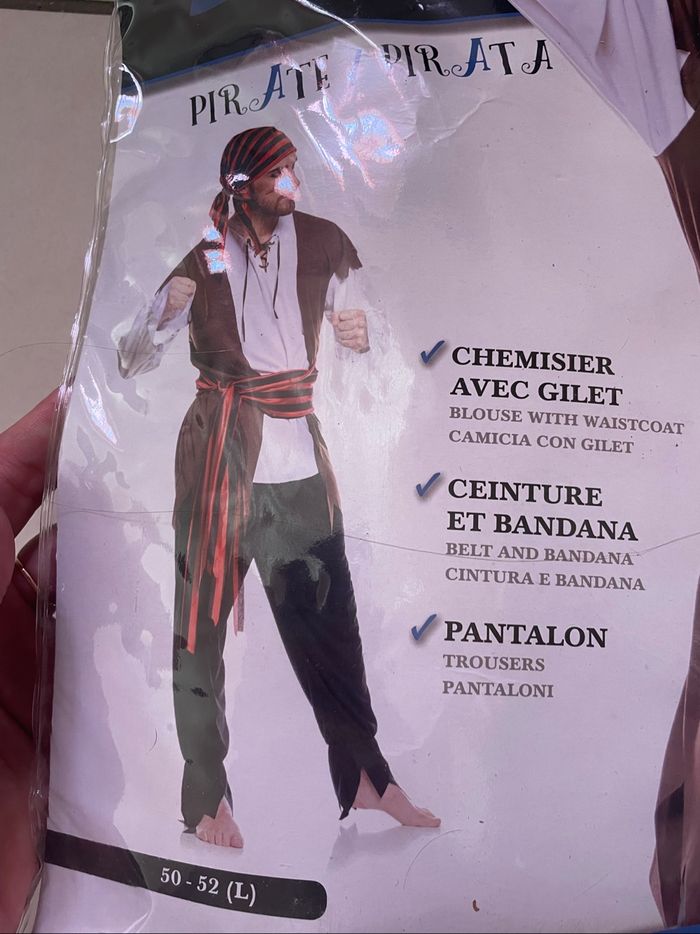 Déguisement homme pirate - photo numéro 2