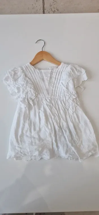 Robe broderie zara