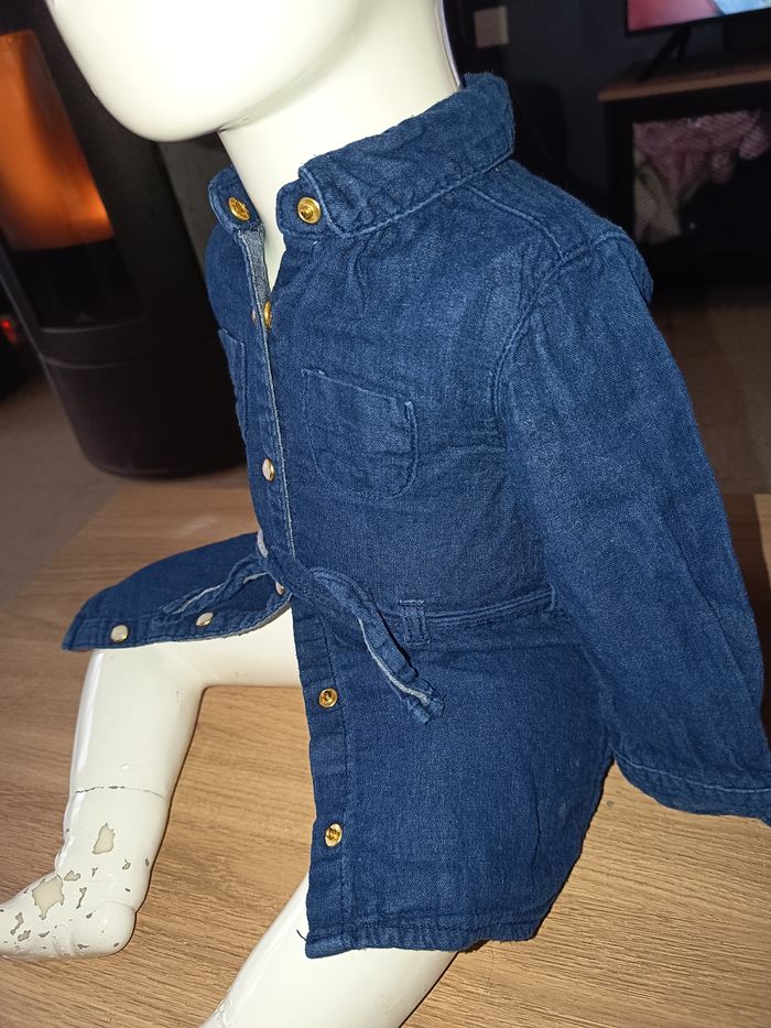 Robe chemise en jean - photo numéro 5
