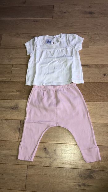 Tenue legging tee shirt 6 mois petit bateau