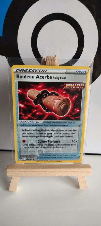 Rouleau acerbe poing final reverse rare 133/163 styles de combat