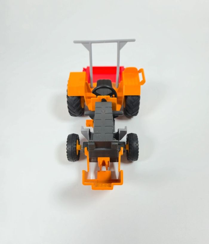 Playmobil Tracteur tondeuse orange et rouge - photo numéro 8