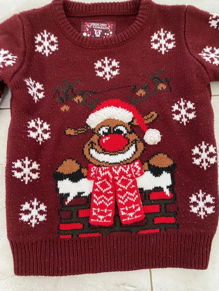 Pull de noël 2-3 ans - photo numéro 2
