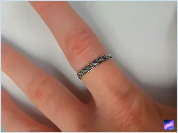 Bagues argentées acier inoxydable – Taille 17 mm – Résistantes & tendance