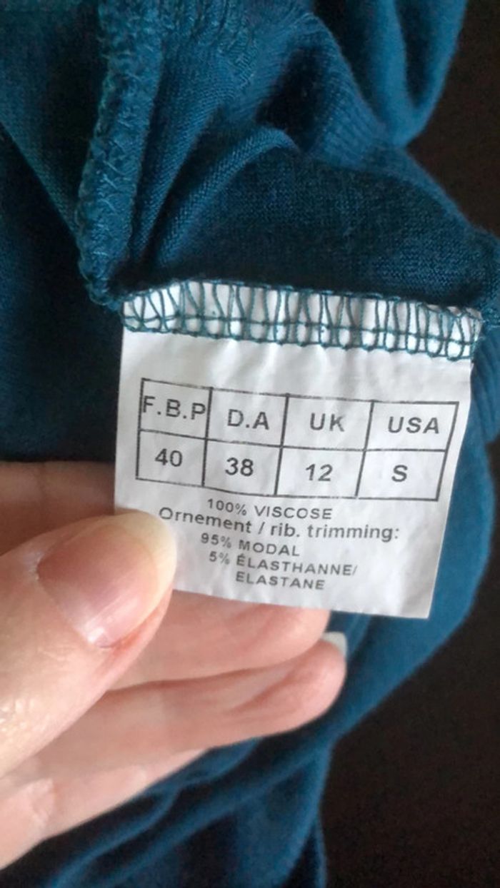 Tunique Bleue canard - photo numéro 4