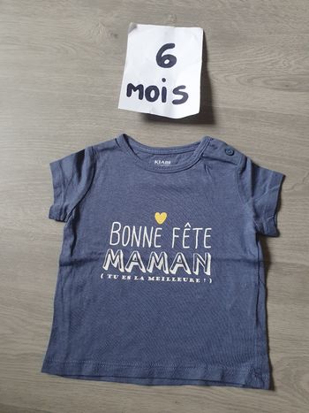 Maillot t-shirt 6mois garçon