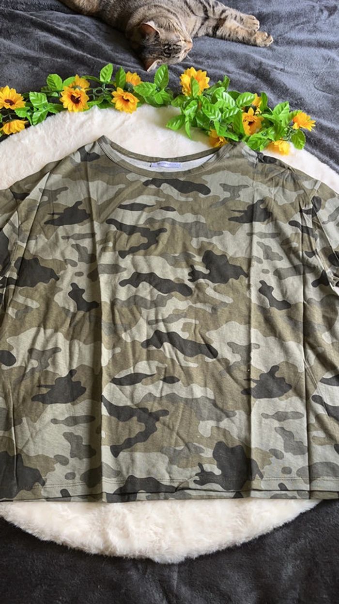 Tee shirt court zara