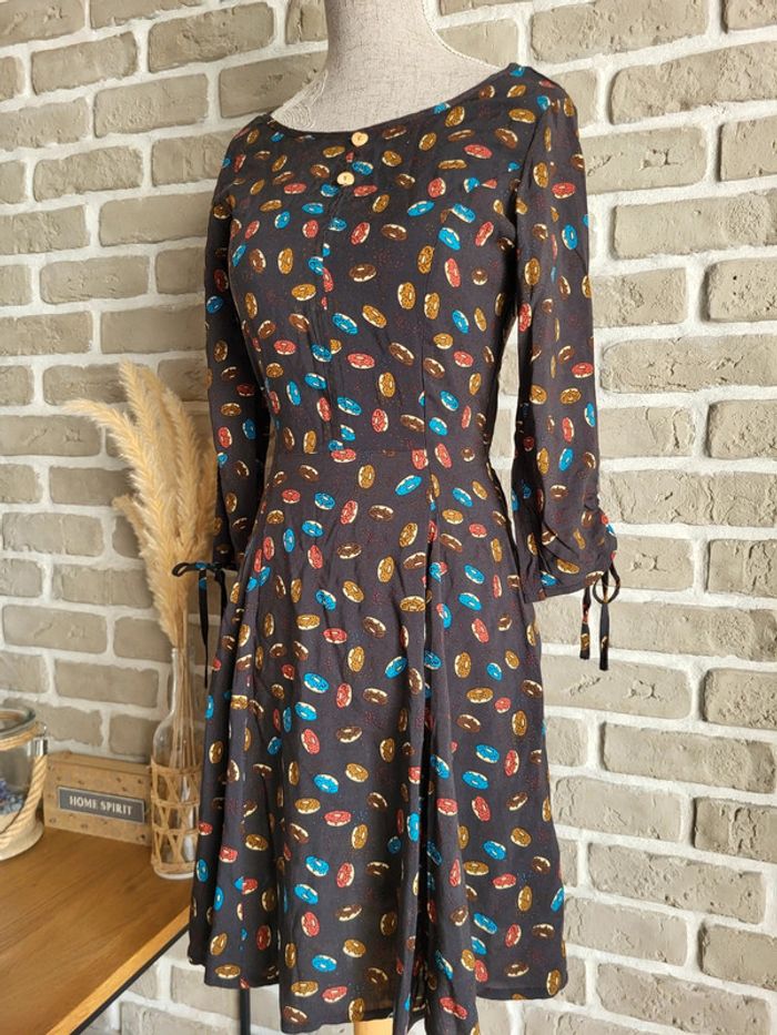 Robe évasée motif donuts Medicine - rétro pop - photo numéro 8