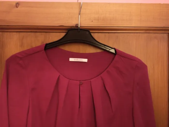 Blouse grenat - photo numéro 4