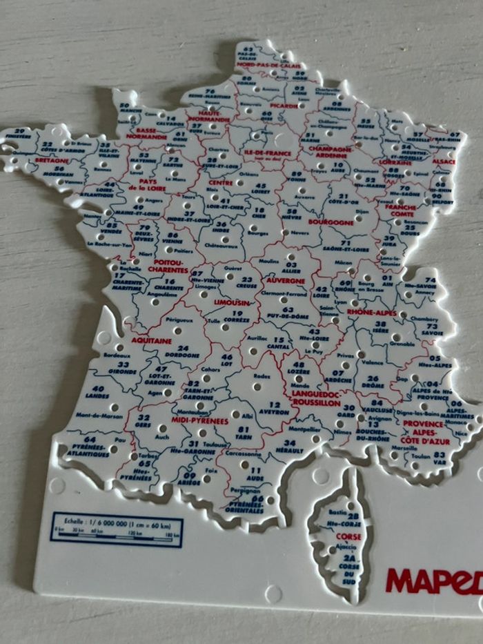 Carte de France - maped - photo numéro 2
