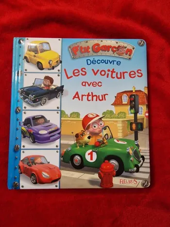 Livre 2 p'tit garçon les voitures avec Arthur