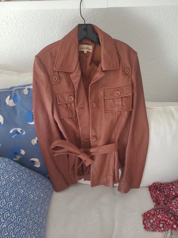 Veste en cuir manoukian L