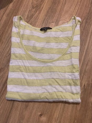 Tee shirt en lin Caroll - T38