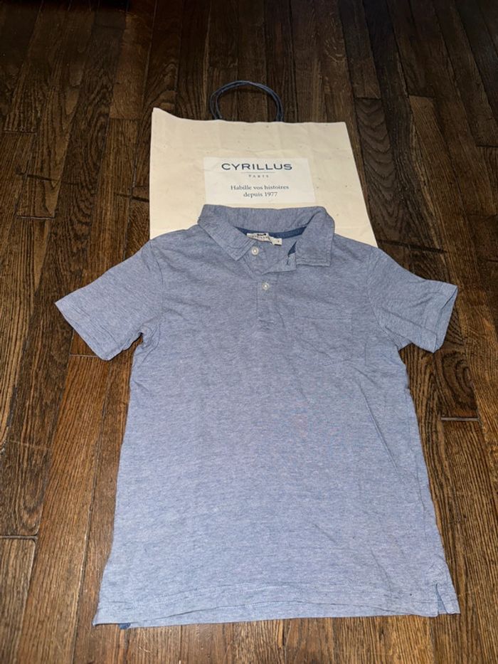 Polo matière t-shirt Cyrillus 8 ans