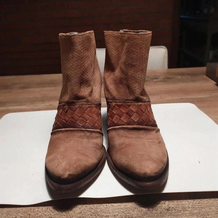 Bottines cuir pleine fleur - photo numéro 2