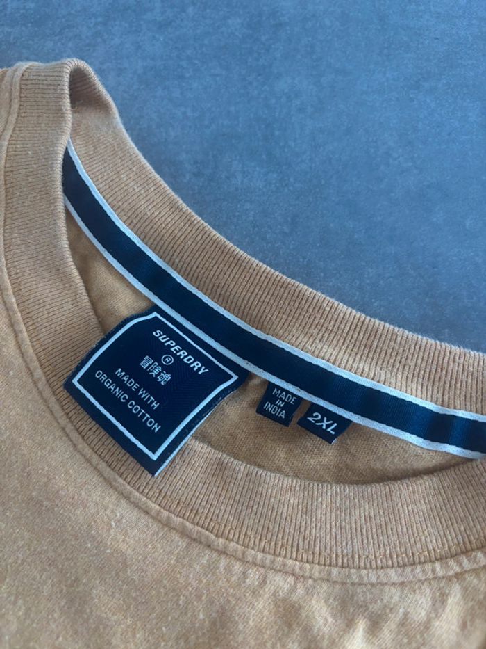 T-shirt Superdry jaune - photo numéro 3