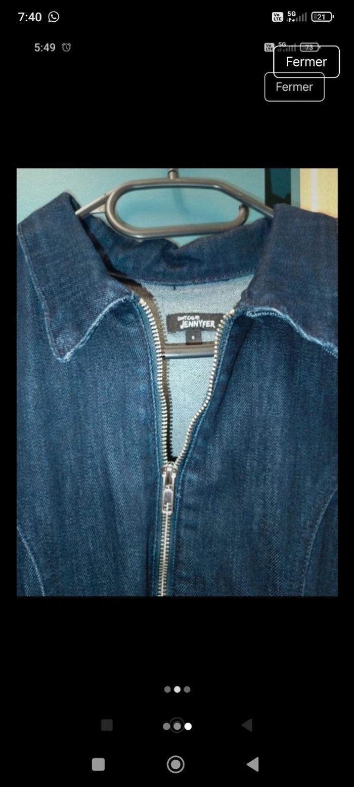 Combinaison jean brut - photo numéro 2