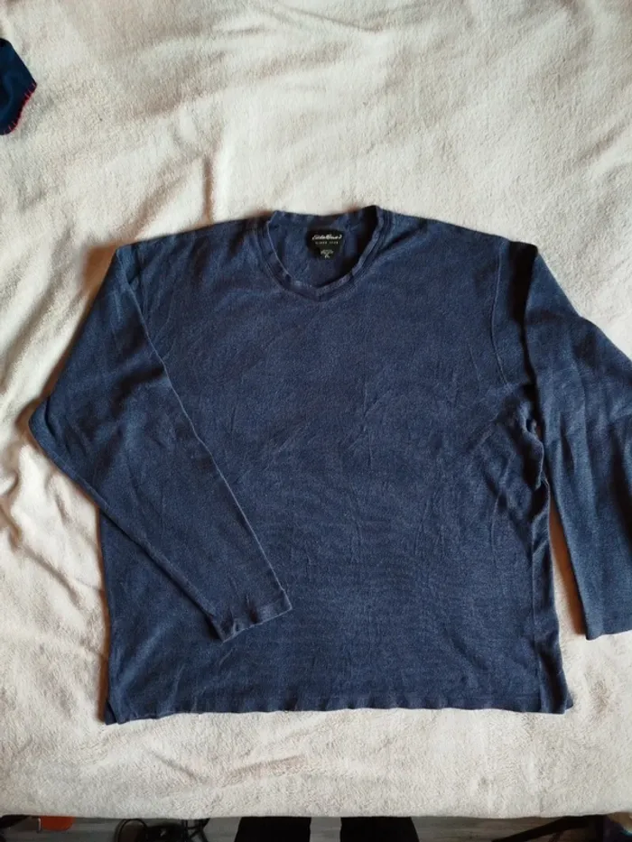 Pull bleu Eddie Bauer taille XXL - photo numéro 4