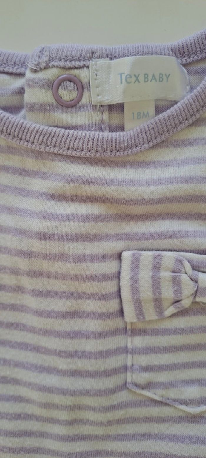 Lot de 2 tee-shirts manches courtes 18 mois - photo numéro 4