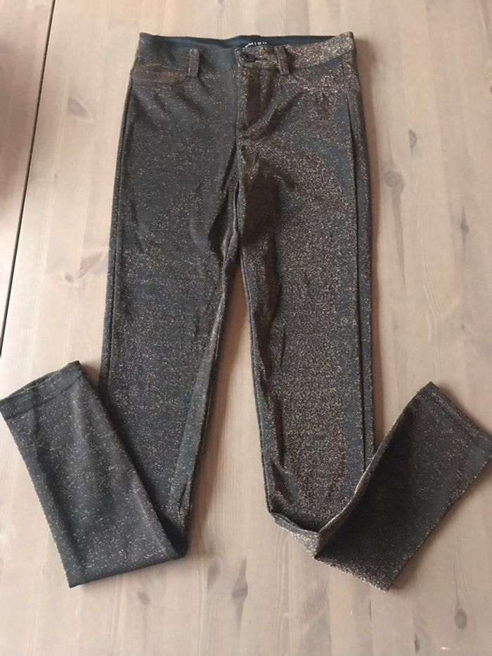 Jeans legging pailleté jamais porté - photo numéro 2