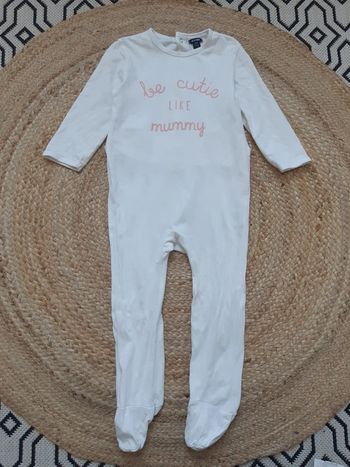 Pyjama fin 1 pièce Kiabi 24 mois