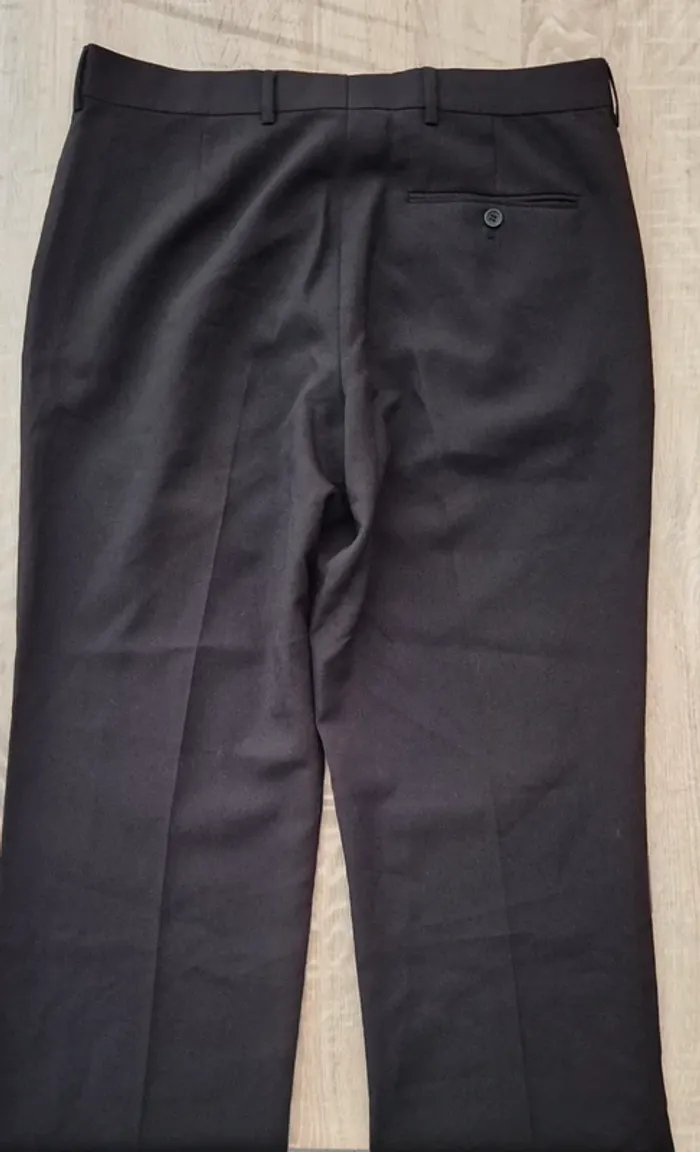 Pantalon de costume noir Sergio Vitti - Taille 44 - photo numéro 3