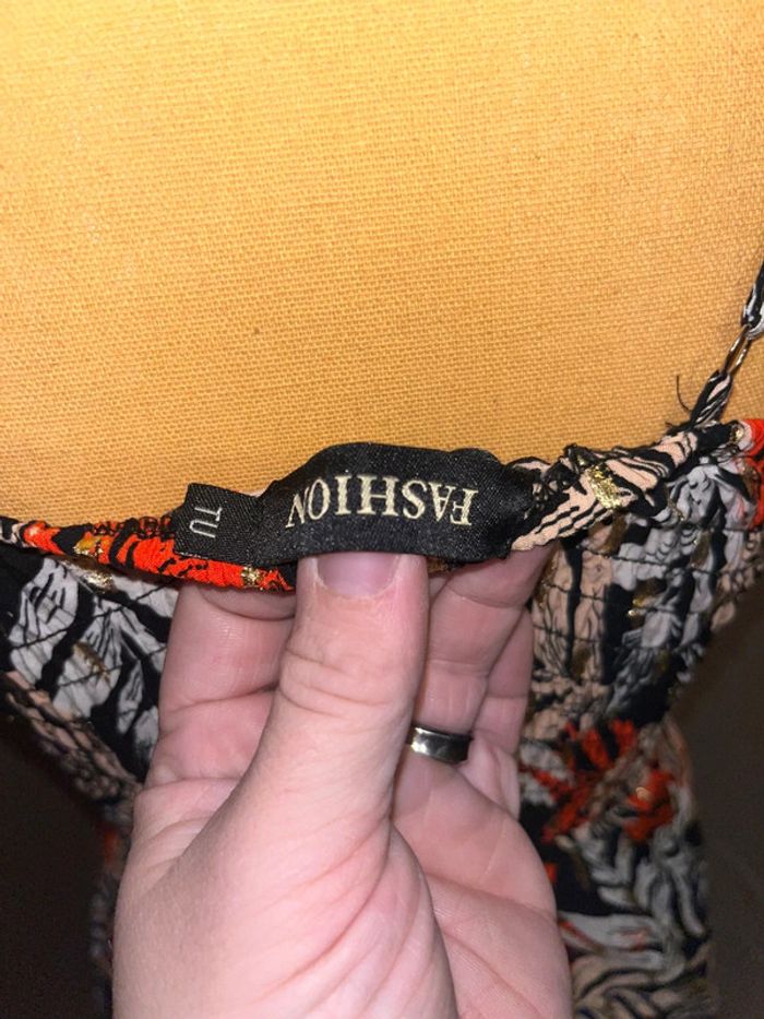 Très jolie robe à motif fashion taille unique - photo numéro 7