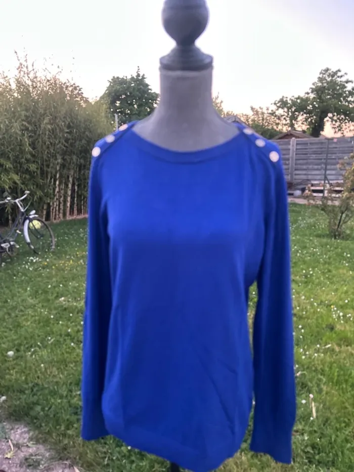 Pull bleu