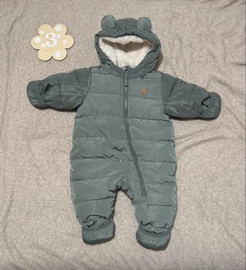 Combinaison chaude bébé – H&M – 2-4 mois / 62 cm