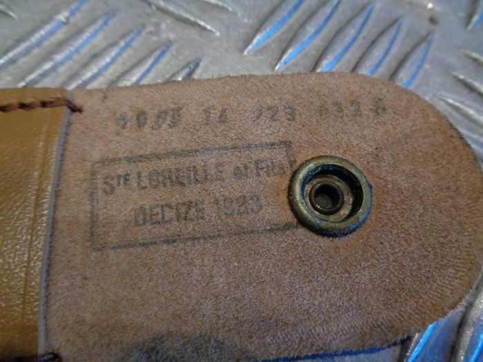 pochette en cuir pour trousse de nettoyage armee militaire - photo numéro 4