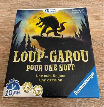 Jeu de société loup garou pour une nuit complet