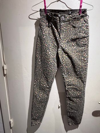 Pantalon jean léopard original taille XS de Lefties