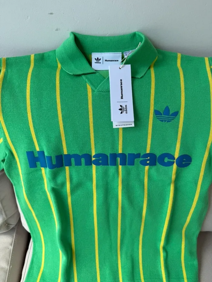T-shirt Jersey Adidas × Pharrell Williams Humanrace vert - photo numéro 3