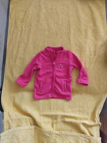 Veste polaire orchestra rose 6 mois