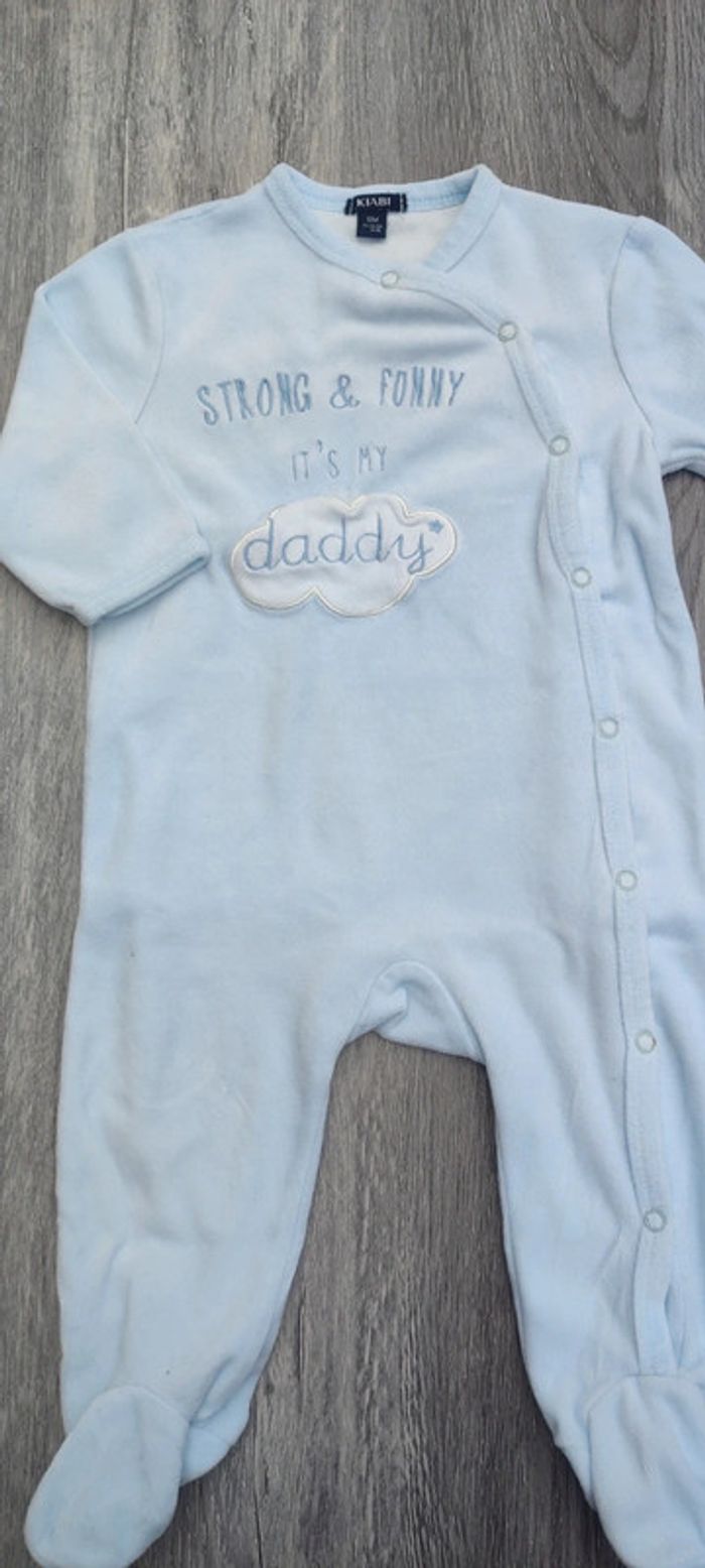 Pyjama velours 12M