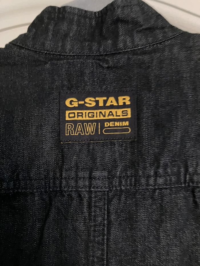 Superbe Combinaison d’été jean G star femme manche courte denim noir 36 - photo numéro 18