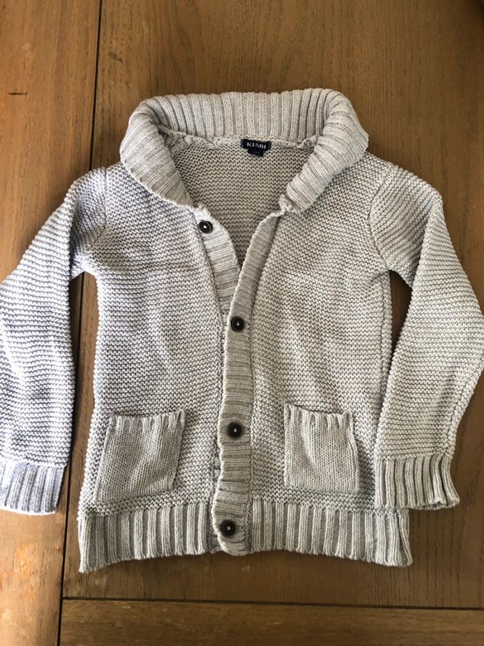 Gilet gris 24 mois