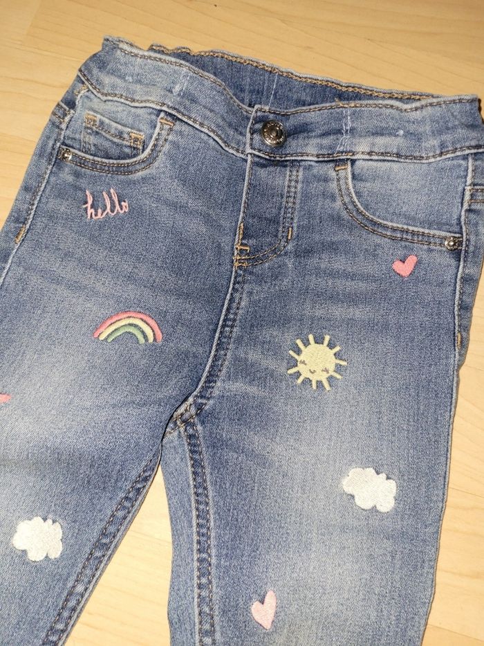 Jean fille Taille 9/12 mois H&M - photo numéro 4