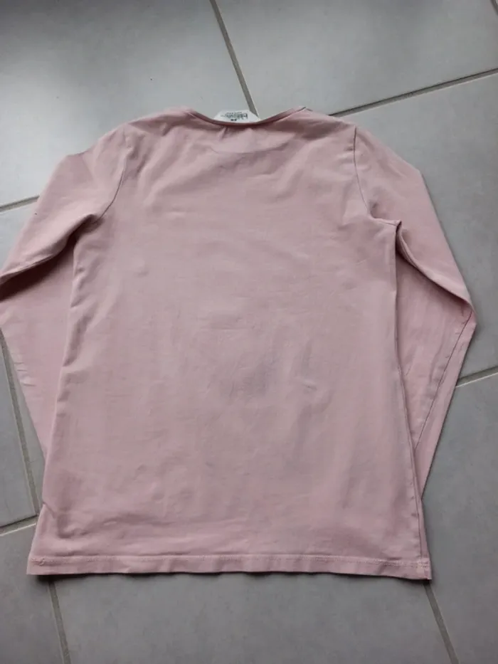 Tee-shirt ML fille H&M 8/10 ans. - photo numéro 3