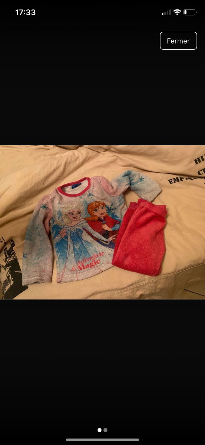 Pyjama reine des neige