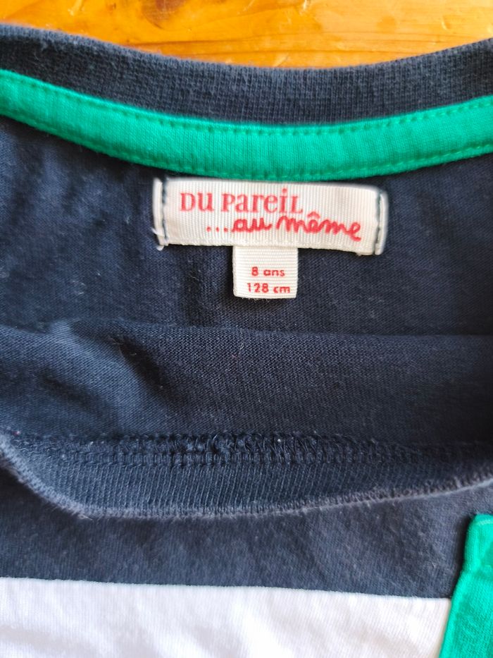 Tee-shirt garçon DPAM – 8 ans – Petit prix - photo numéro 3