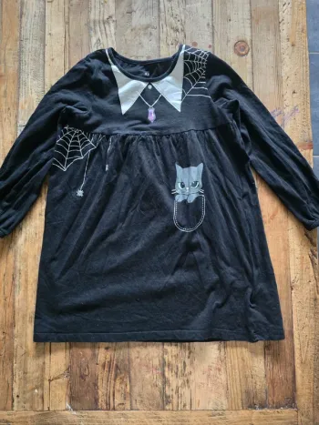 Robe halloween chat Araignée