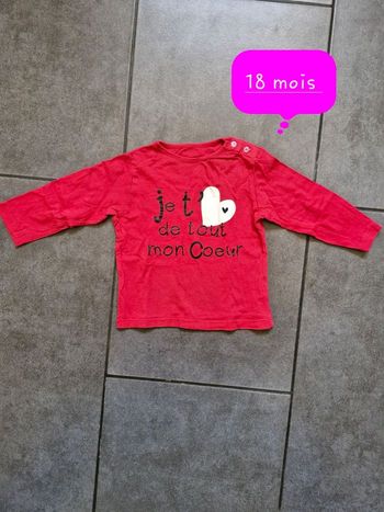 T-shirt 18 mois