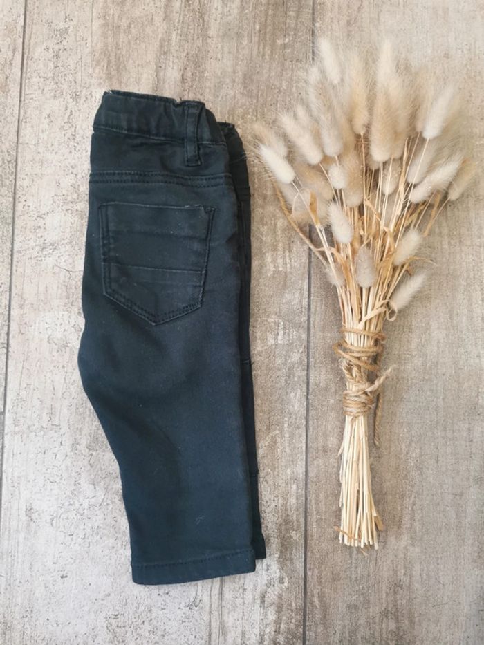 🌿Ensemble 3mois teeshirt et jean noir 3/6mois - photo numéro 7