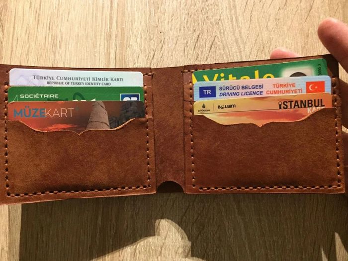 portefeuille homme marron - photo numéro 3