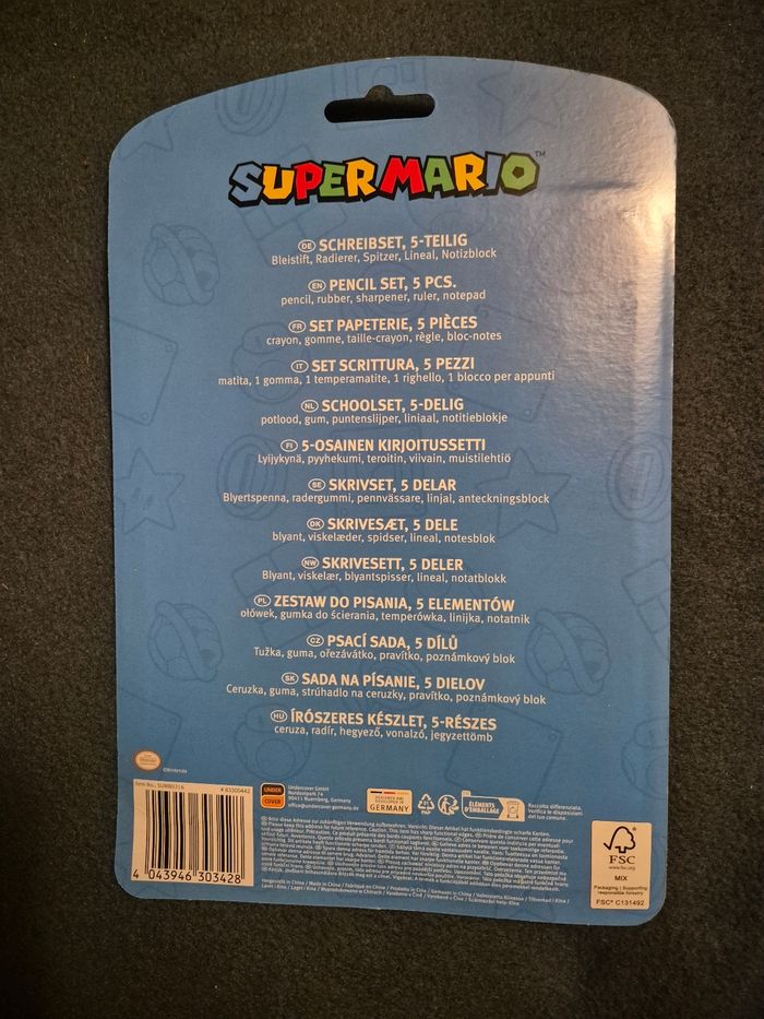 Papeterie super mario - photo numéro 2