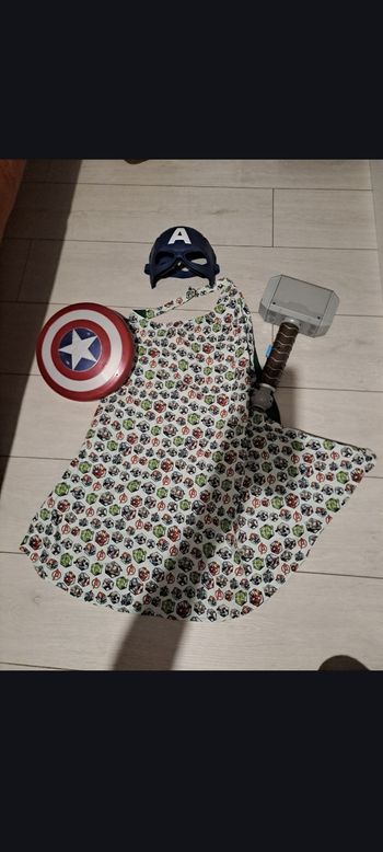 Deguisement avengers captain america 10ans